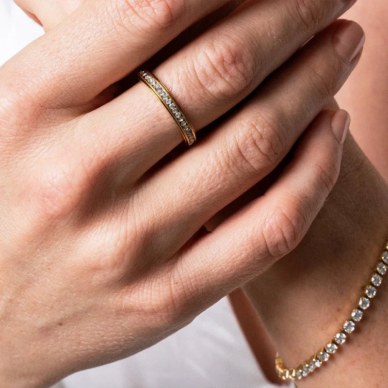 SpinGrip Titanium Spinner Ring Comfort